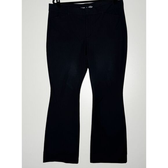 Old Navy High-Waisted Pixie Flare Pants Black Women's Size 18 - Picture 1 of 7